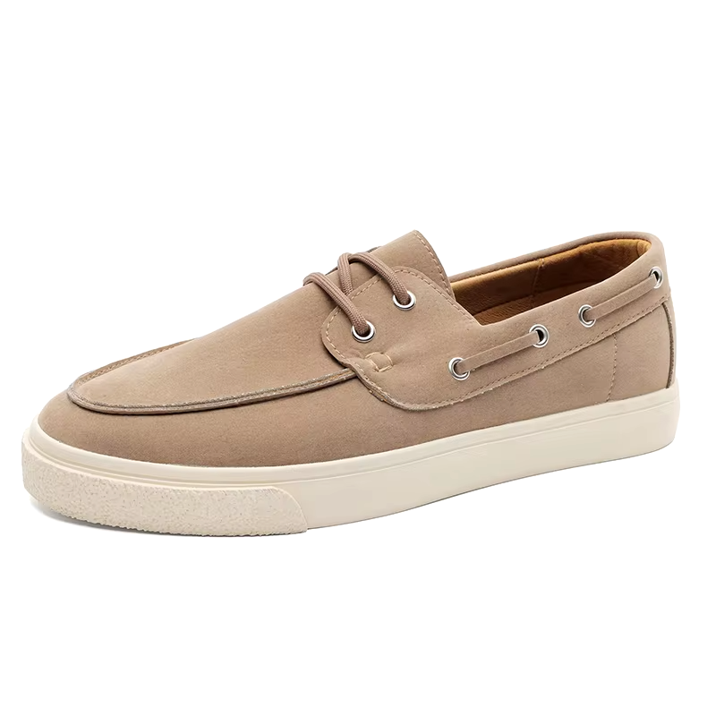 Marin Suede Lace-Up Loafer