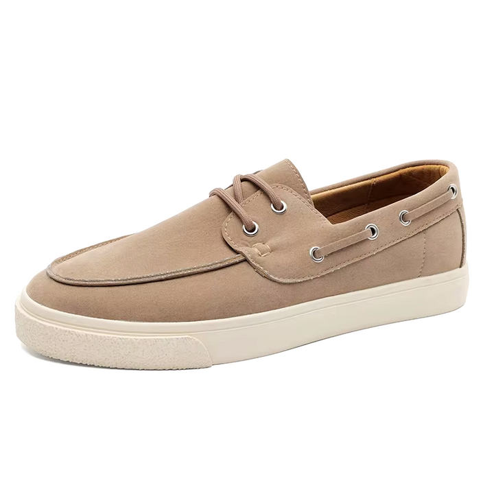 Marin Suede Lace-Up Loafer