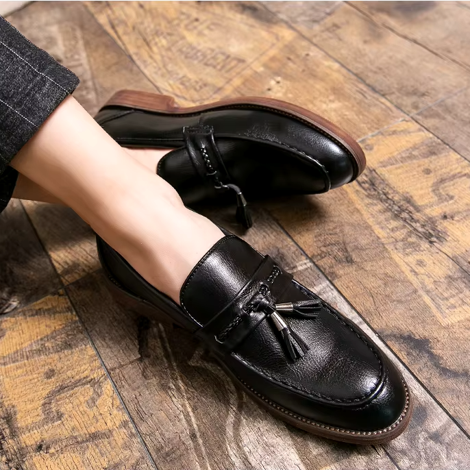 Richmond Leather Tassel Loafers