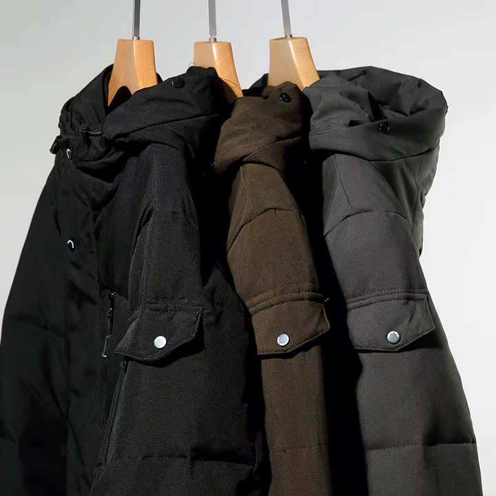 Wayne Long Quilted Parka Jacket