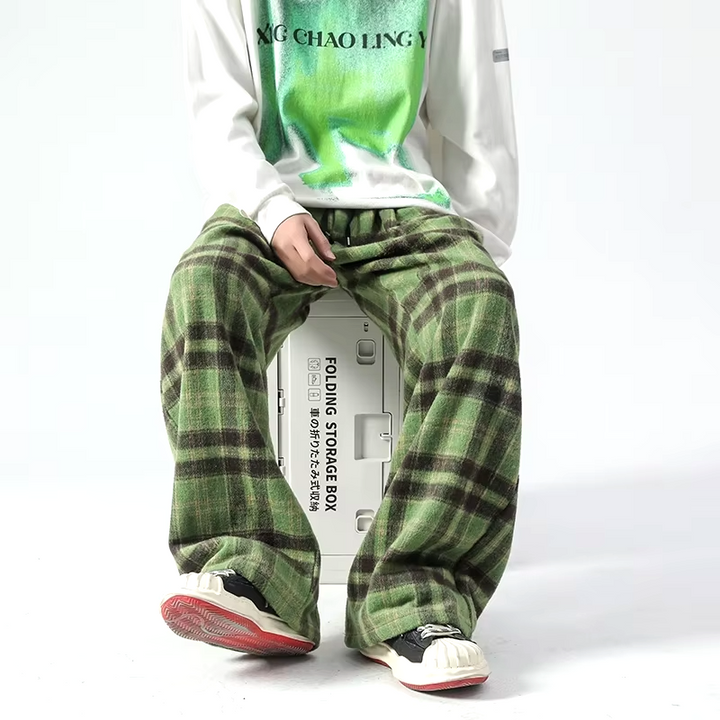 Calem Plaid Pajamas Pants