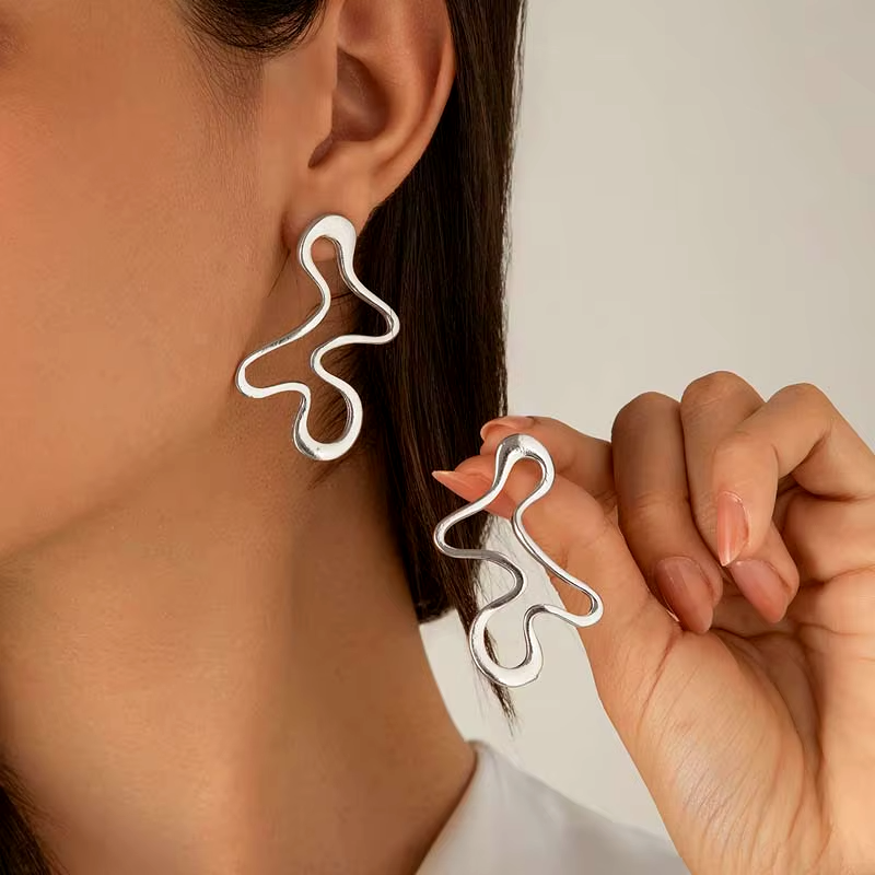 Squiggle Abstract Earrings