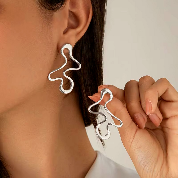 Squiggle Abstract Earrings