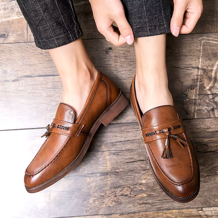 Richmond Leather Tassel Loafers