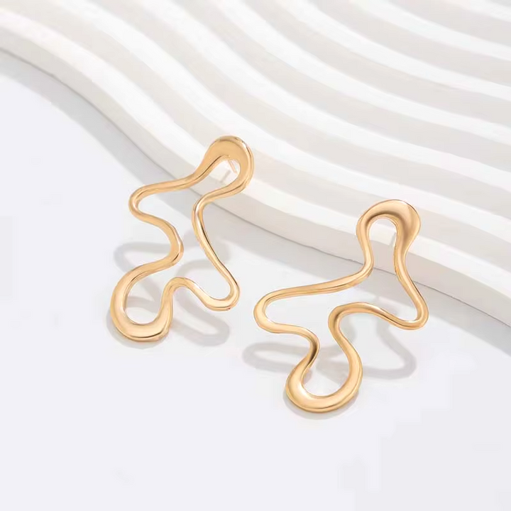 Squiggle Abstract Earrings