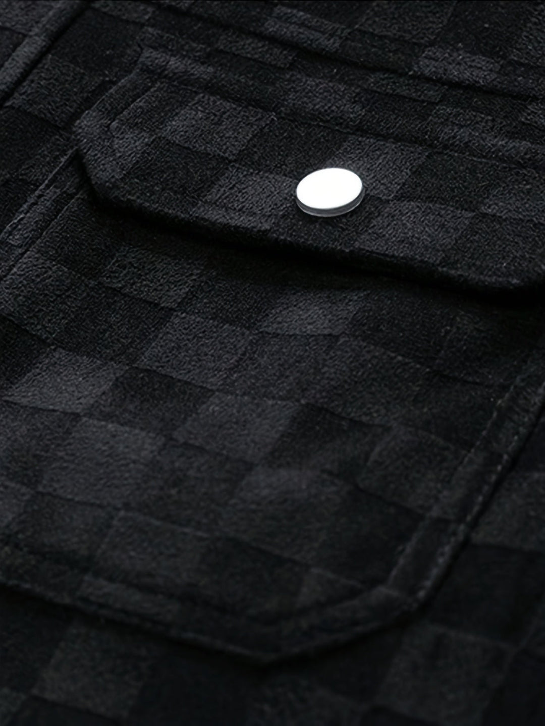 Monarch Checkered Suede Jacket