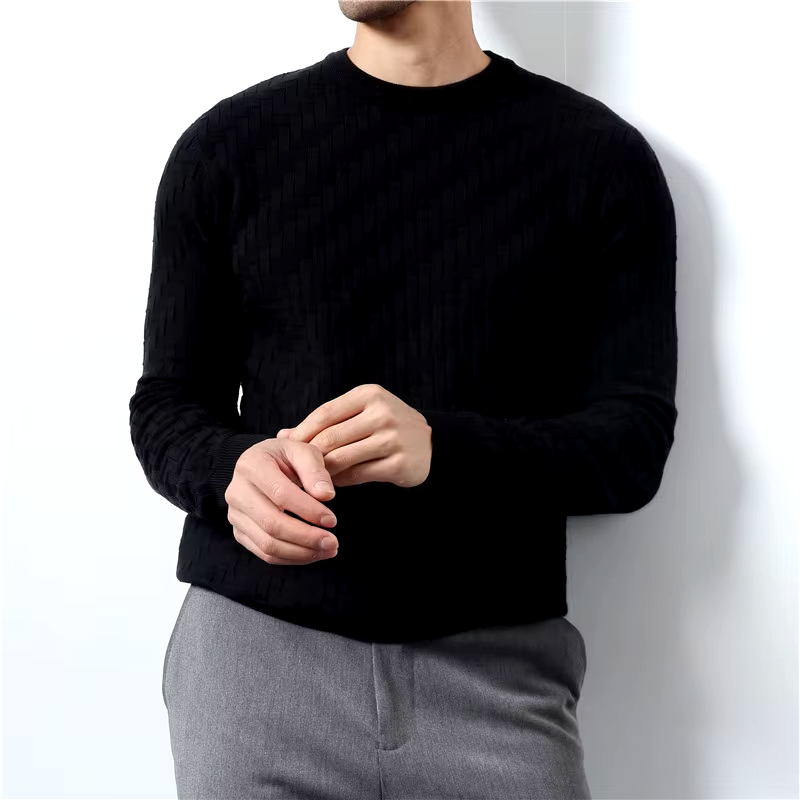 Aston Textured Pattern Sweater