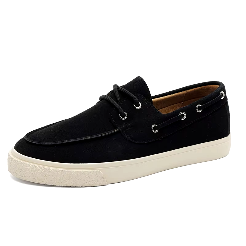 Marin Suede Lace-Up Loafer