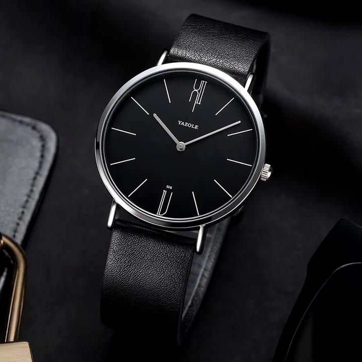 Yazole Bennett Leather Watch