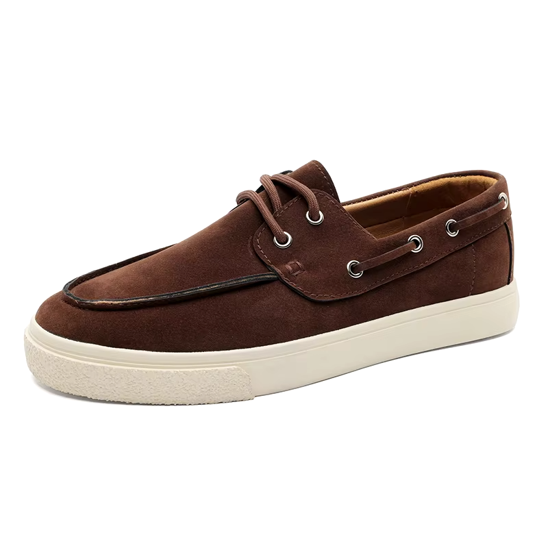 Marin Suede Lace-Up Loafer
