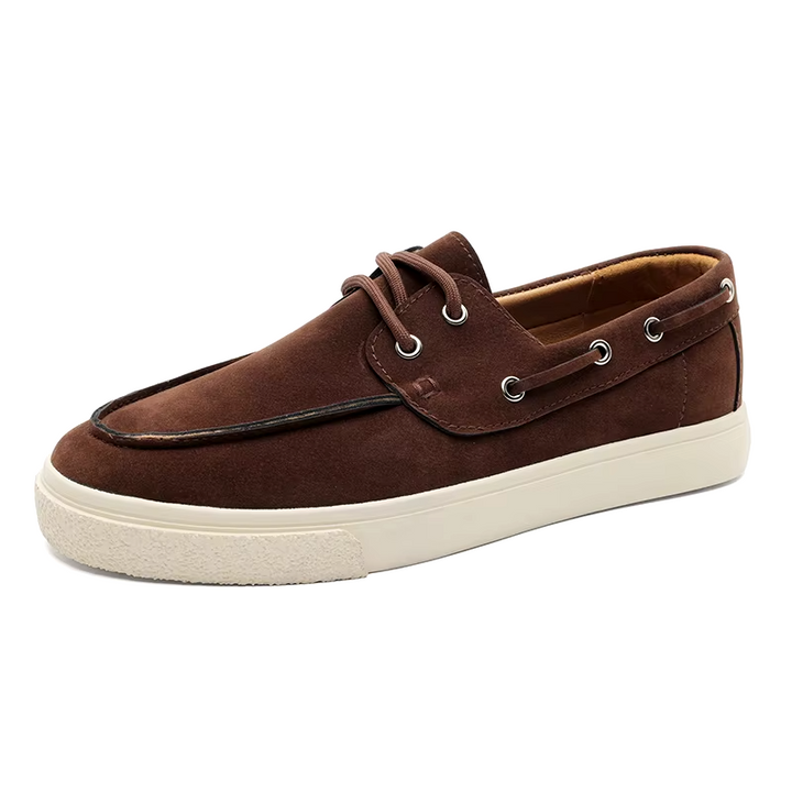 Marin Suede Lace-Up Loafer