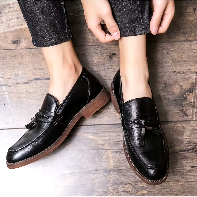 Richmond Leather Tassel Loafers