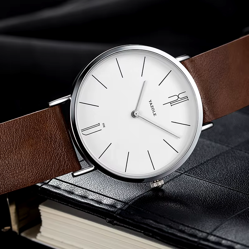Yazole Bennett Leather Watch