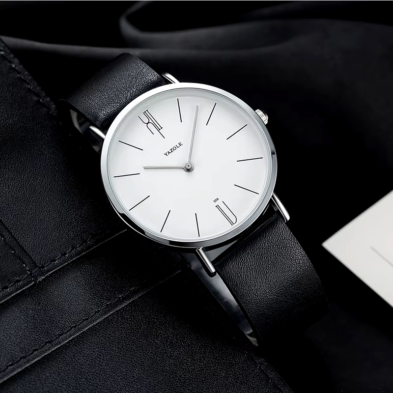 Yazole Bennett Leather Watch