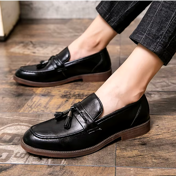 Richmond Leather Tassel Loafers
