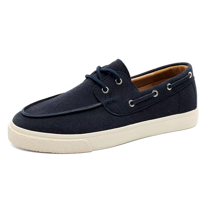 Marin Suede Lace-Up Loafer