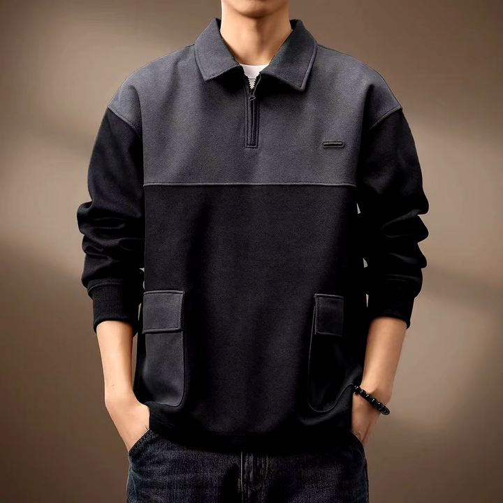 Alden Two-Tone Zip Sweatshirt