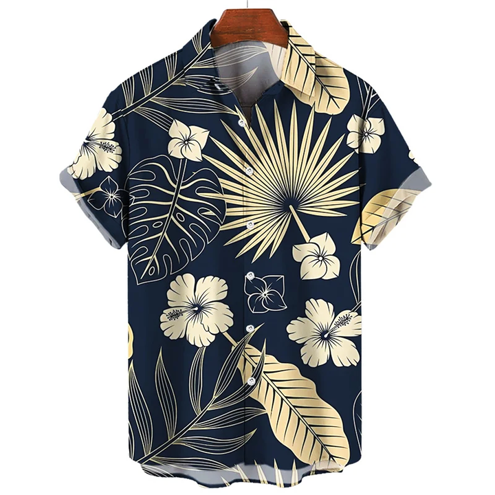 Tropical Vibes Hawaiian Party Shirt