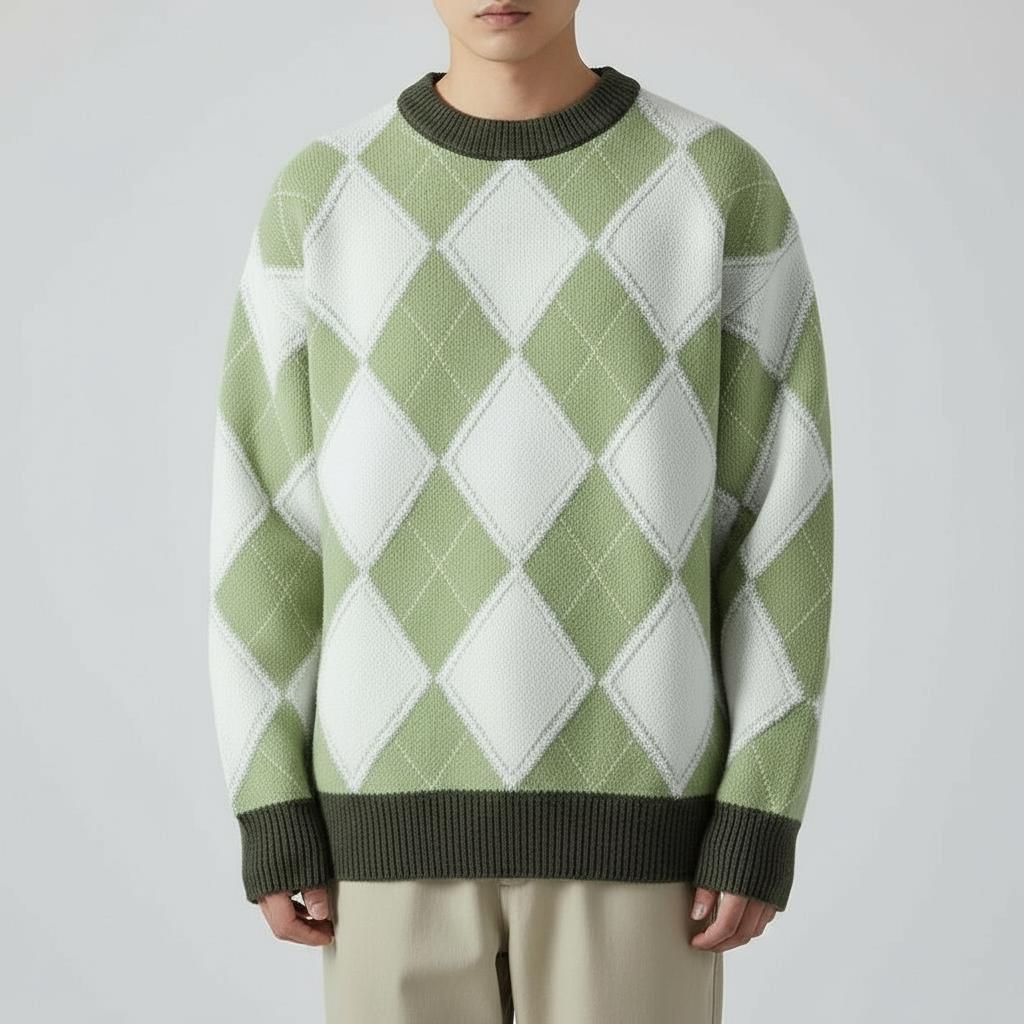 Argyle Vintage Sweater