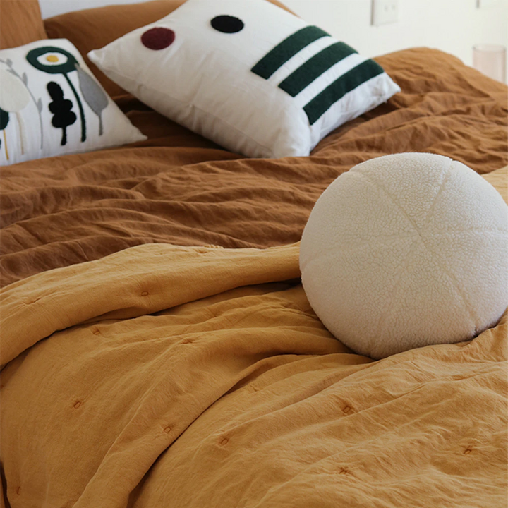 Plush Faux Orb Pillows